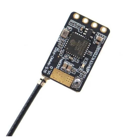 BAYCK ELRS 915MHz / 2.4GHz NANO ExpressLRS avec prise en charge d'antenne de Type T mise à niveau Wifi pour pièces de Drones de traversée RC